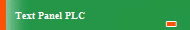 Text Panel PLC
