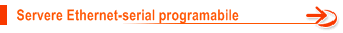 Servere Ethernet - serial programabile