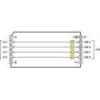 Four direct I/O lines