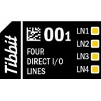 Four direct I/O lines