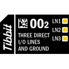 Three direct I/O lines and ground