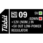 Low-power 5V supply, 12V input