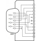 DB9M connector