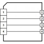 Four terminal blocks