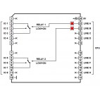Two high-power relays