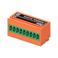 Nine terminal blocks