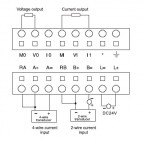 PLC 2 Analog Inputs, 2 Analog Outputs, expansion module