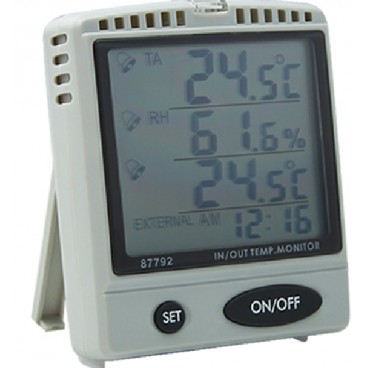 87792 IN/OUT temperature & RH% monitor
