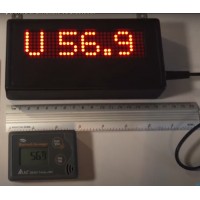 Afisaj pentru inregistrator de temperatura si umiditate cu Bluetooth