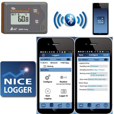 Inregistrator de temperatură Bluetooth 4.0