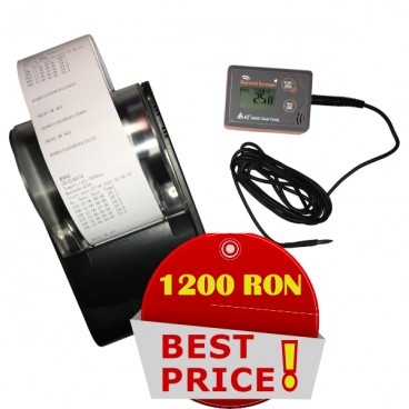 Termodiagrama Bluetooth cu alarma audio