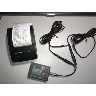 Termodiagrama frig  - inregistrator temperatura cu doua temperaturi