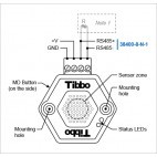 Modul monitorizare IP temperatura umiditate 12 senzori I2C conector Ethernet