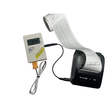 Inregistrator temperatura cu 2 x termocuplu K si imprimanta