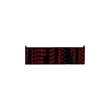 EZSeries Marquee, 4 Lines of 20 Characters