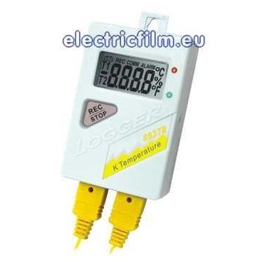 INREGISTRATOR de temperatura dual K cu LCD si RS232 88378