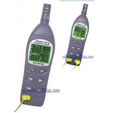 Temperature AER., Temperatura EXT. cu Senzor de tip K , Umiditat