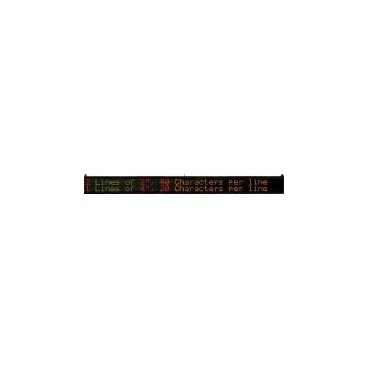 EZSeries Marquee, 2 Lines of 40 Characters