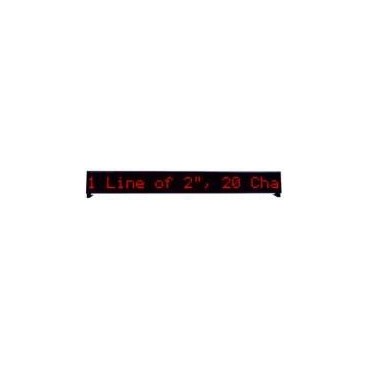 EZSeries Marquee, 1 Line of 20 Characters