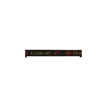 EZSeries Marquee, 1 Line of 20 Characters